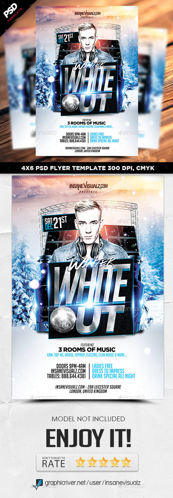 GraphicRiver Winter White Out Flyer 9718202 GraphicRiver Winter White Out Flyer 9718202