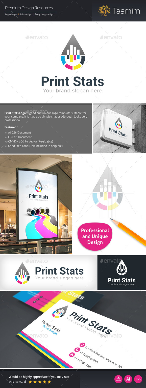 GraphicRiver Print Stats Logo Template 9719062 GraphicRiver Print Stats Logo Template 9719062