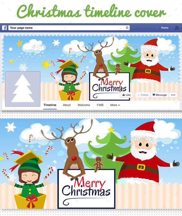 GraphicRiver Facebook Christmas Timeline Cover 9689994 GraphicRiver Facebook Christmas Timeline Cover 9689994