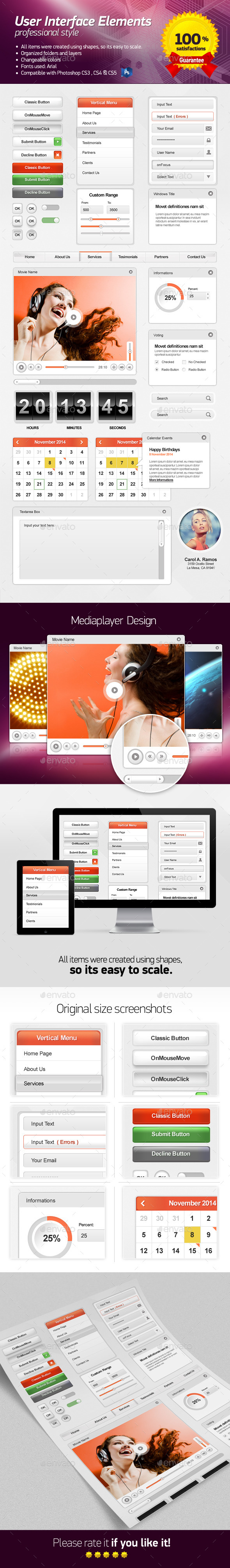 GraphicRiver User Interface Elements 9680774 GraphicRiver User Interface Elements 9680774