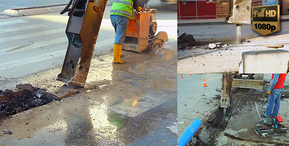 VideoHive Road Construction 9719907 VideoHive Road Construction 9719907