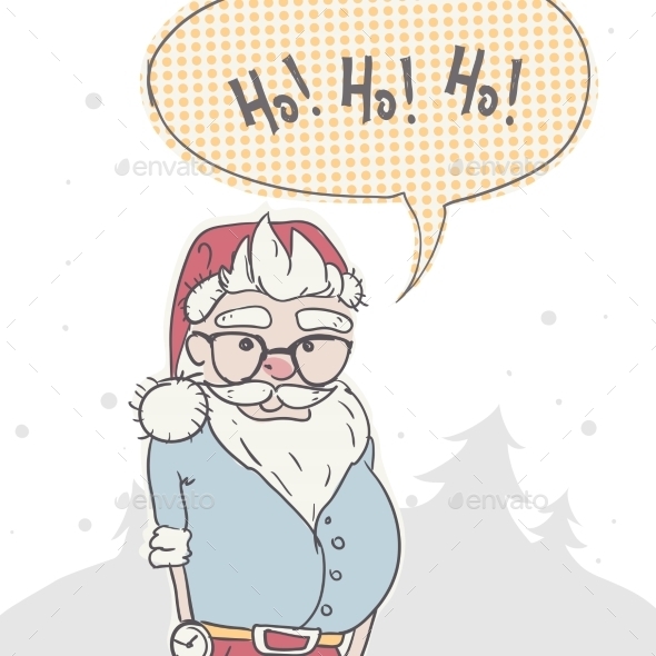 GraphicRiver Merry Christmas Background with Santa 9720087 GraphicRiver Merry Christmas Background with Santa 9720087