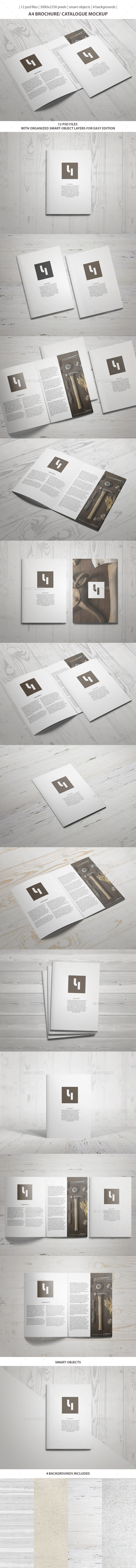GraphicRiver A4 Brochure Catalogue Mockup 9721174 GraphicRiver A4 Brochure Catalogue Mockup 9721174