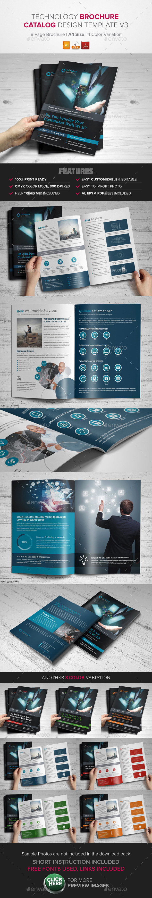GraphicRiver Technology Brochure Catalog Template v3 9721805 GraphicRiver Technology Brochure Catalog Template v3 9721805