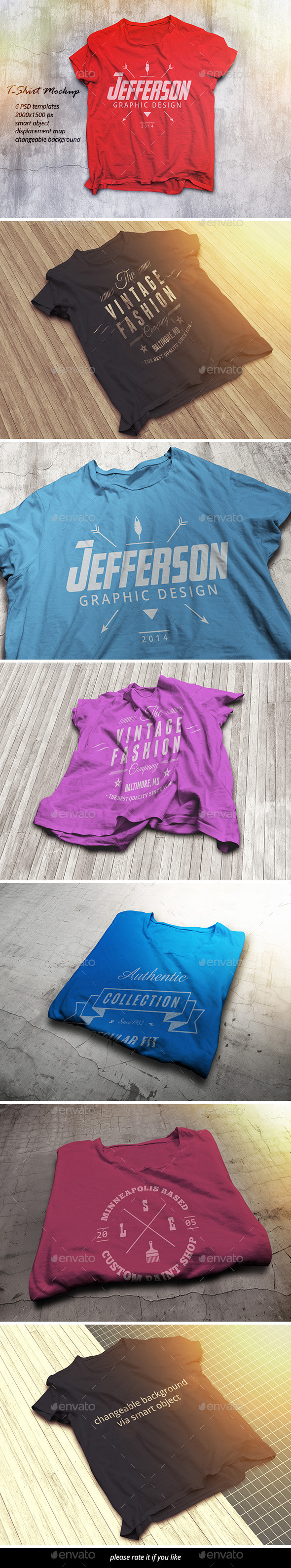GraphicRiver T-Shirt Mockup 9722164 GraphicRiver T-Shirt Mockup 9722164