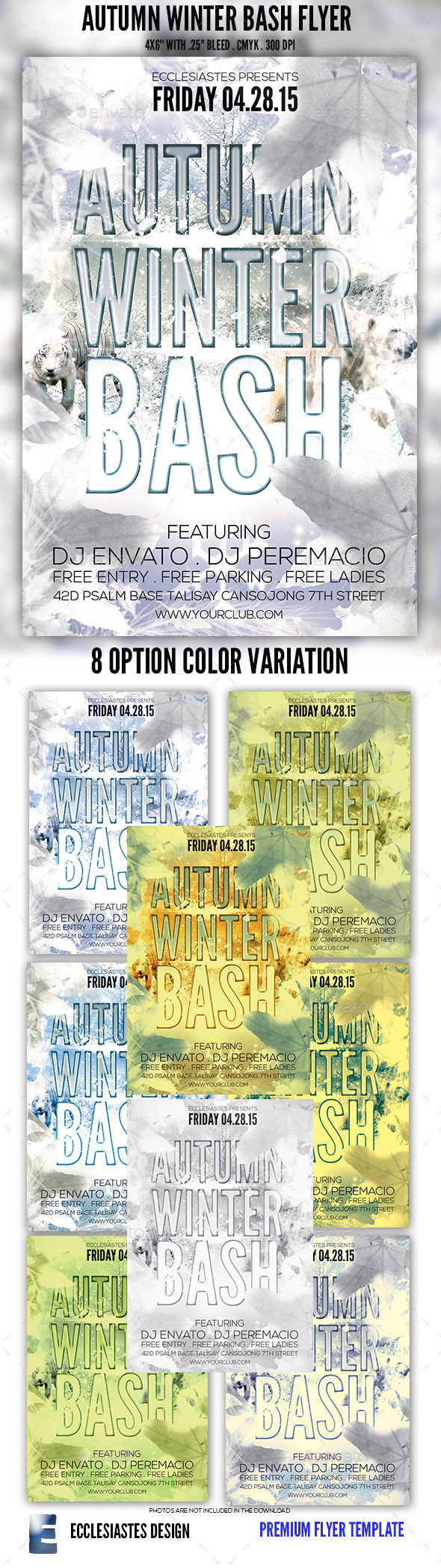 GraphicRiver Autumn Winter Bash Flyer 9722657 GraphicRiver Autumn Winter Bash Flyer 9722657