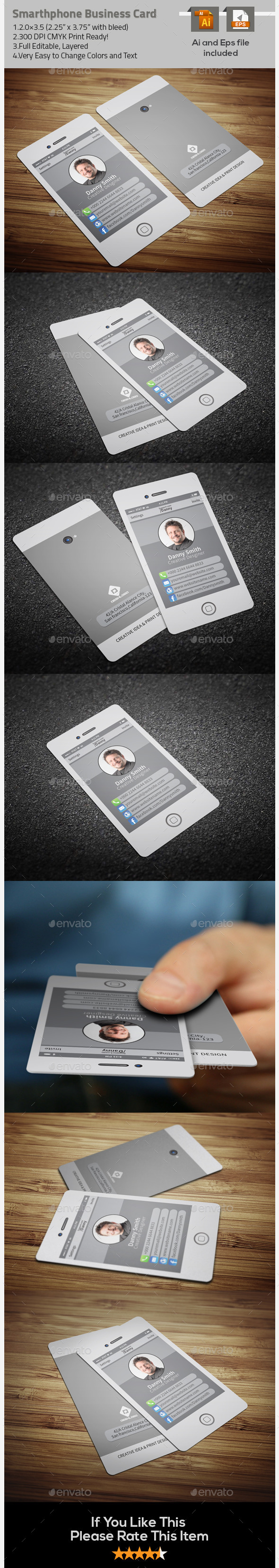 GraphicRiver Stylish Smartphone Business Card-2 9722950 GraphicRiver Stylish Smartphone Business Card-2 9722950