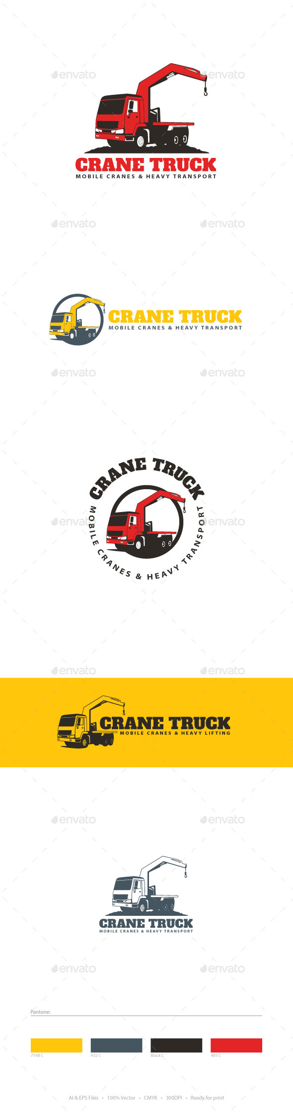 GraphicRiver Crane Truck Logo Template 9723010 GraphicRiver Crane Truck Logo Template 9723010