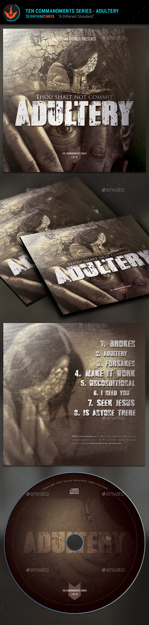 GraphicRiver Adultery CD Artwork Template 9723314 GraphicRiver Adultery CD Artwork Template 9723314