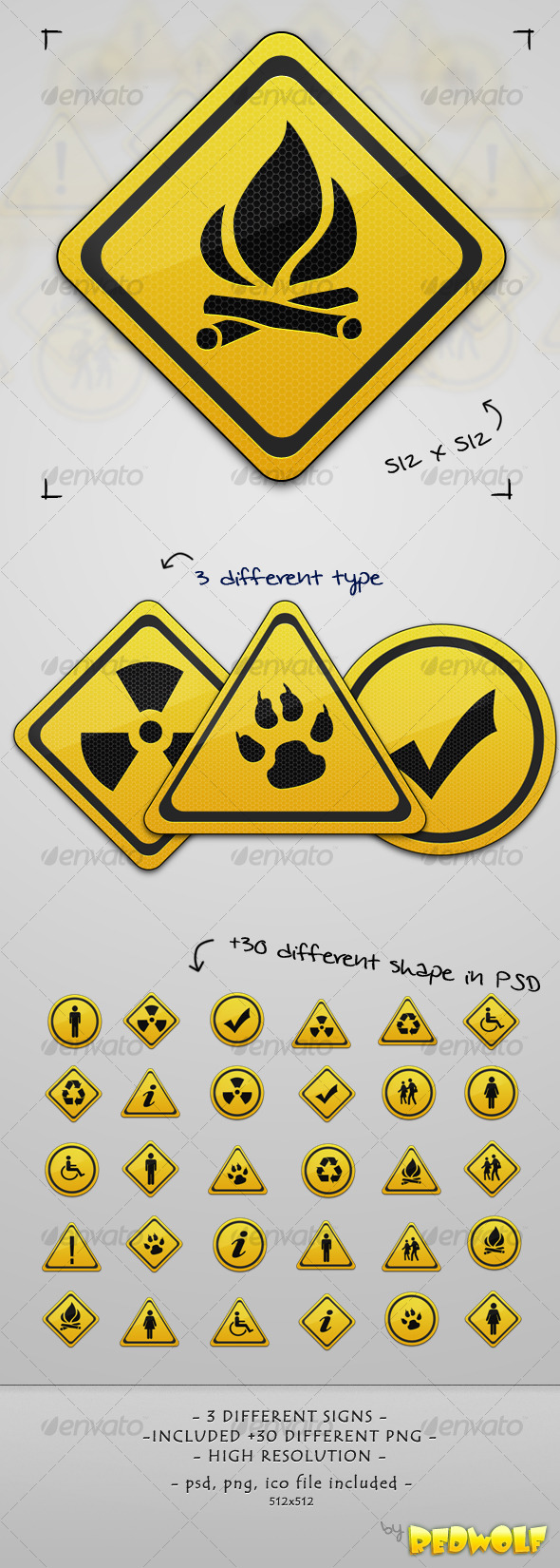 Signs Icons - Web Icons