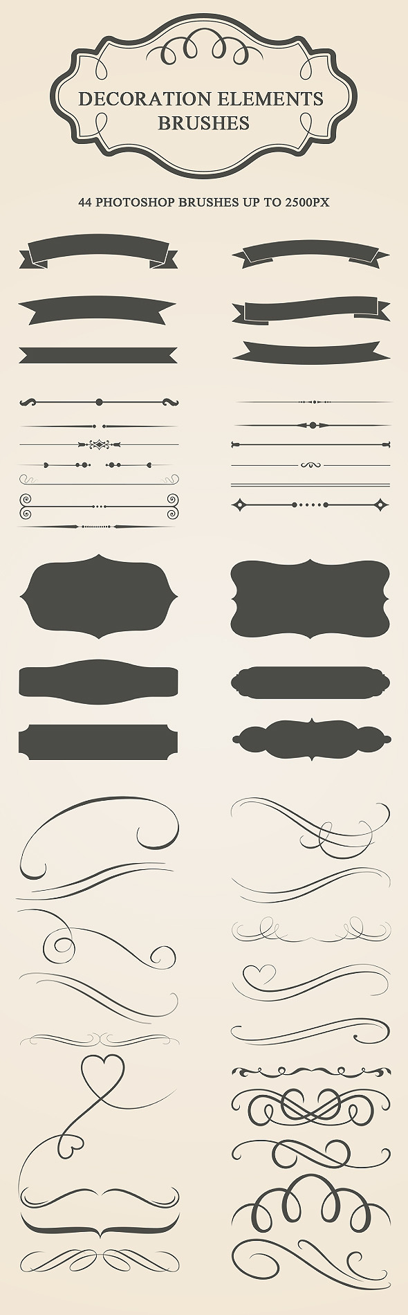 GraphicRiver Decoration Elements Brushes 9724687 GraphicRiver Decoration Elements Brushes 9724687