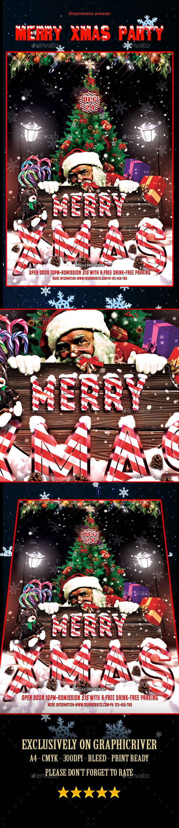 GraphicRiver Merry Christmas Flyer Template v1 9724695 GraphicRiver Merry Christmas Flyer Template v1 9724695