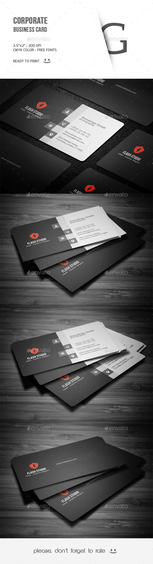 GraphicRiver Corporate Business Card 9725724 GraphicRiver Corporate Business Card 9725724