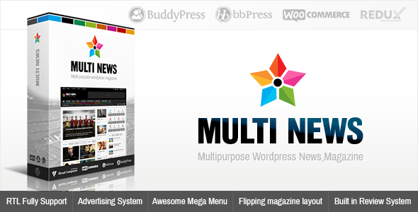 Multinews - Multi-purpose Wordpress News,Magazine - News / Editorial Blog / Magazine