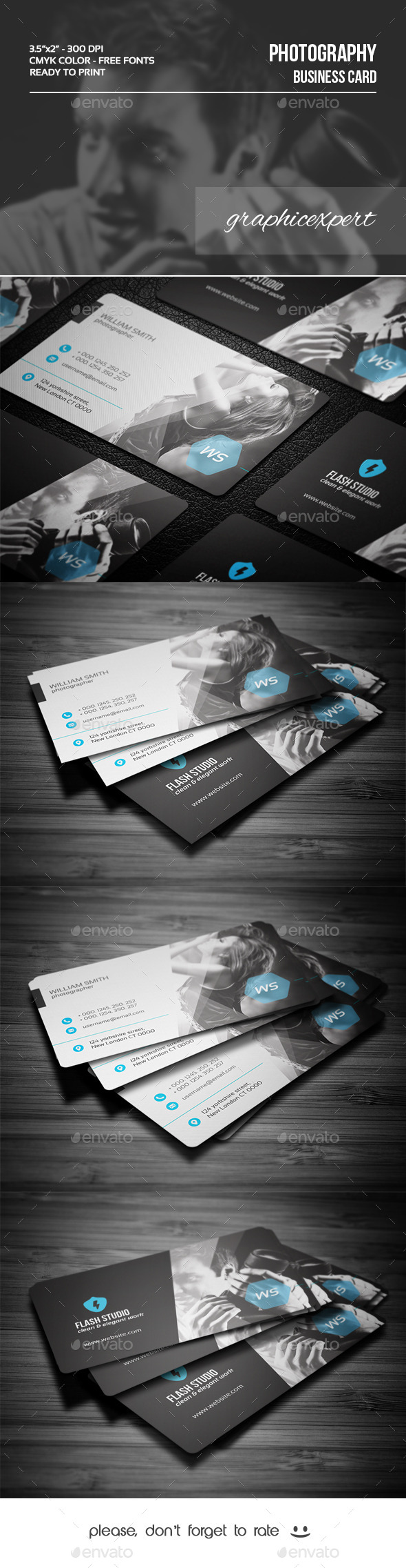 GraphicRiver Photography Business Card 9726782 GraphicRiver Photography Business Card 9726782