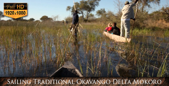 Sailing Traditional Okavango Delta Mokoro Sailing Traditional Okavango Delta Mokoro