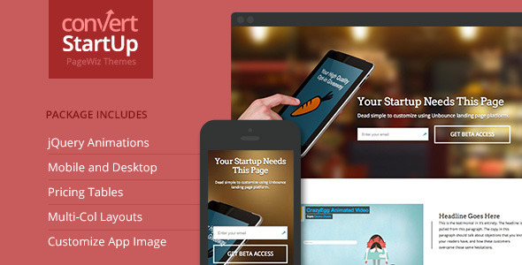 ThemeForest Startups Multi-Purpose PageWiz Template 9727651 ThemeForest Startups Multi-Purpose PageWiz Template 9727651