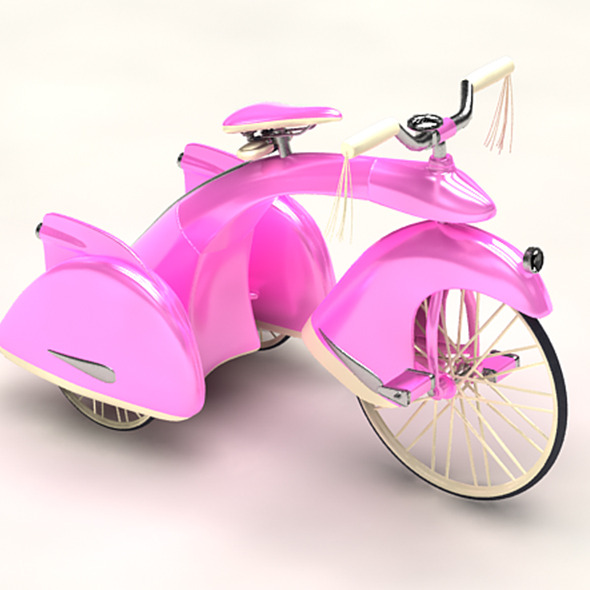3DOcean Pink Bicycle 9728567 3DOcean Pink Bicycle 9728567