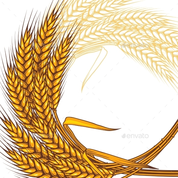 GraphicRiver Background with Ripe Yellow Wheat Ears 9735067 GraphicRiver Background with Ripe Yellow Wheat Ears 9735067