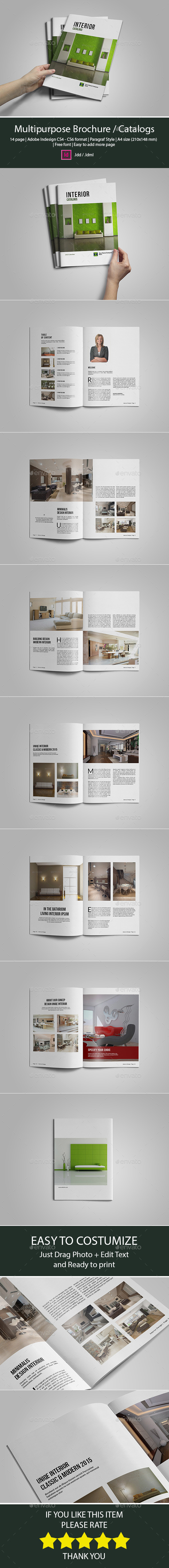GraphicRiver Multi Purpose Catalog Brochure 9736282 GraphicRiver Multi Purpose Catalog Brochure 9736282