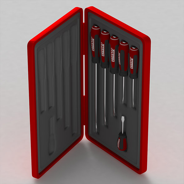 3DOcean Screwdriver Box 9737135 3DOcean Screwdriver Box 9737135