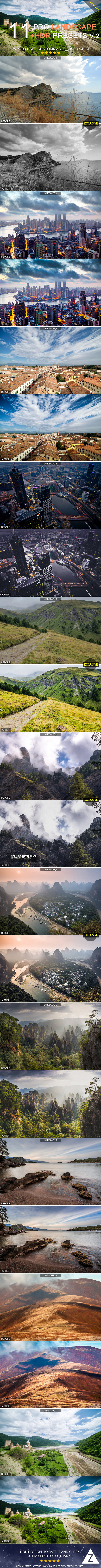GraphicRiver 11 Pro Landscape&HDR Presets v.2 9737877 GraphicRiver 11 Pro Landscape&HDR Presets v.2 9737877