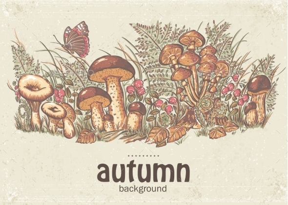 GraphicRiver Autumn Background 9738358 GraphicRiver Autumn Background 9738358