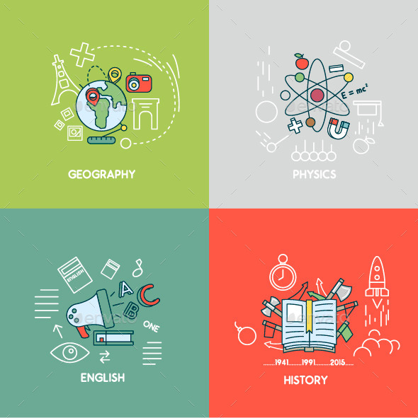 GraphicRiver Geography Physics English History 9738719 GraphicRiver Geography Physics English History 9738719