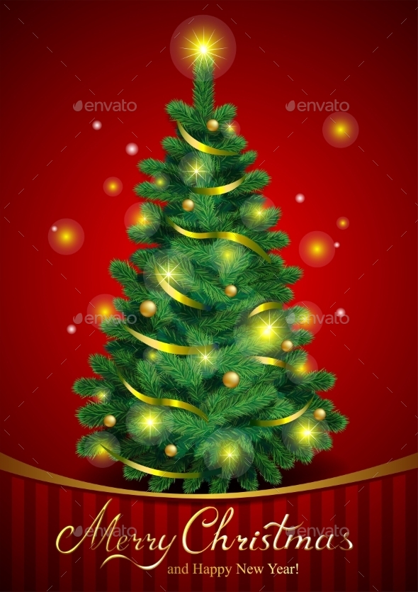 GraphicRiver Classic Christmas Tree 9738979 GraphicRiver Classic Christmas Tree 9738979