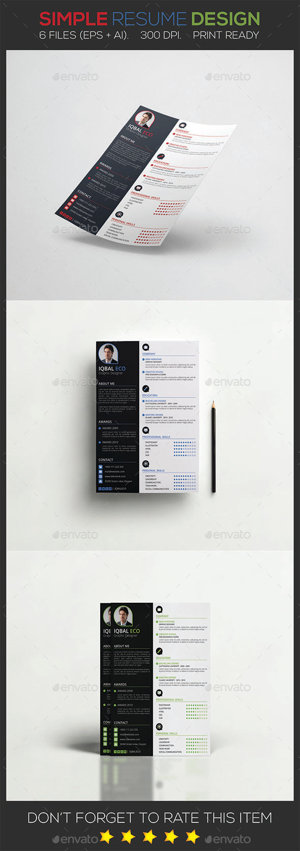 Simple Resume Design Simple Resume Design
