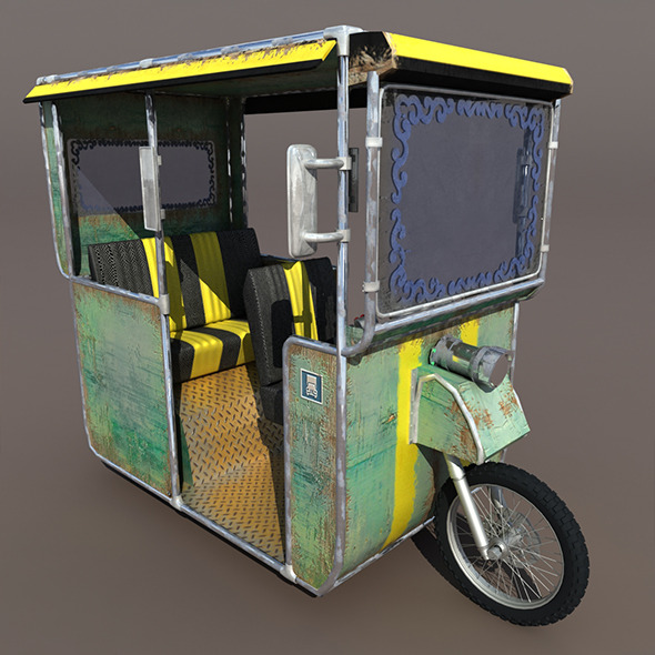 3DOcean Old rickshaw 9739553 3DOcean Old rickshaw 9739553