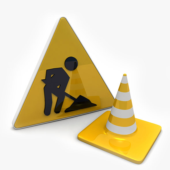 3DOcean Under construction sign 9740066 3DOcean Under construction sign 9740066