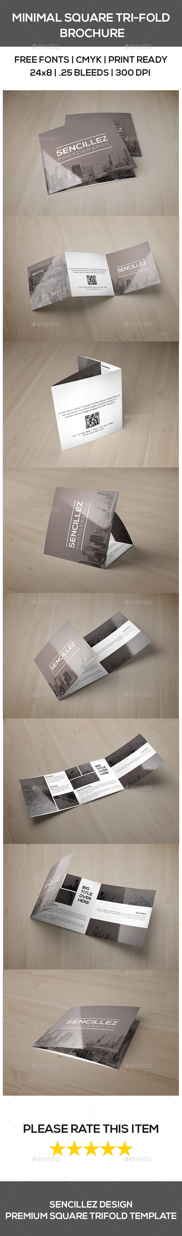 GraphicRiver Minimal Square Tri-Fold Photography Brochure 9741617 GraphicRiver Minimal Square Tri-Fold Photography Brochure 9741617