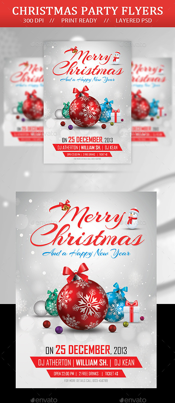 Merry Christmas Party Flyer