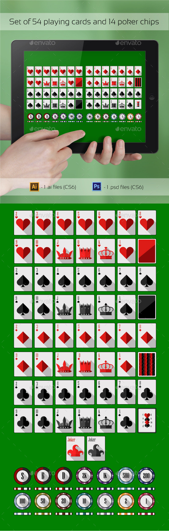 GraphicRiver Poker Set 9741967 GraphicRiver Poker Set 9741967