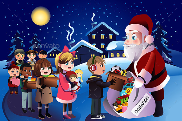 GraphicRiver Kids Donation During Christmas 9742440 GraphicRiver Kids Donation During Christmas 9742440