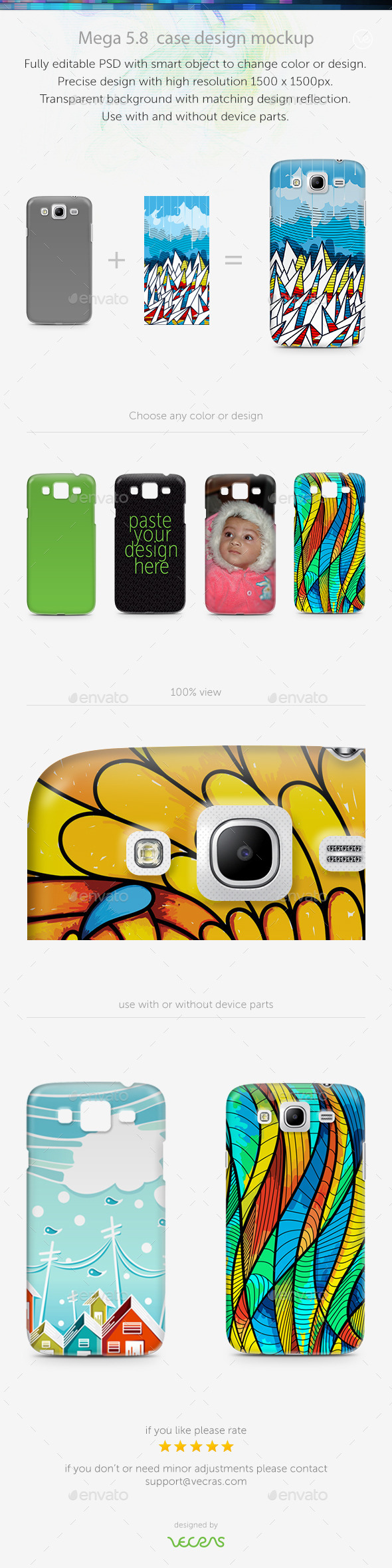 GraphicRiver Mega 5.8 Case Design Mockup 9742915 GraphicRiver Mega 5.8 Case Design Mockup 9742915