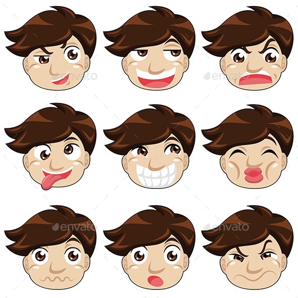 Different Face Expressions Different Face Expressions