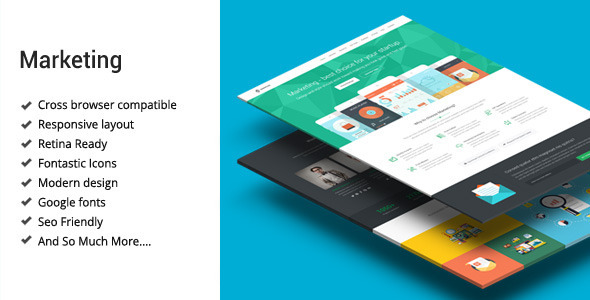 ThemeForest Marketing Startup Landing Page Template 9746331 ThemeForest Marketing Startup Landing Page Template 9746331