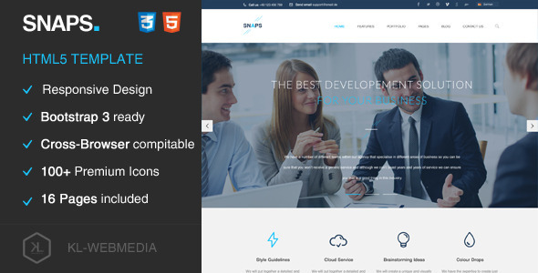 Snaps - Creative HTML5 Template