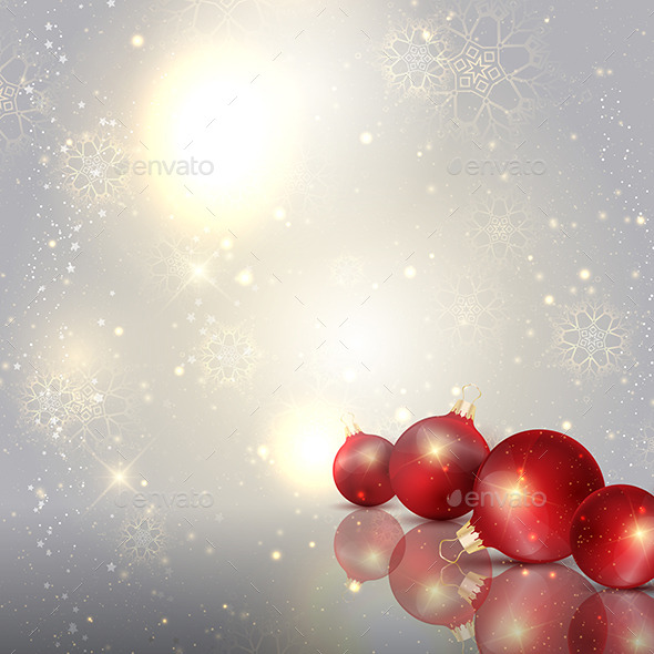 GraphicRiver Christmas Baubles Background 9747382 GraphicRiver Christmas Baubles Background 9747382