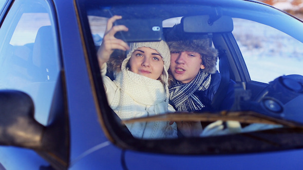 Self-portrait in the Car 6 Self-portrait in the Car 6
