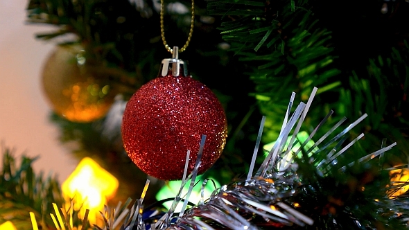 Christmas Bauble on the Tree