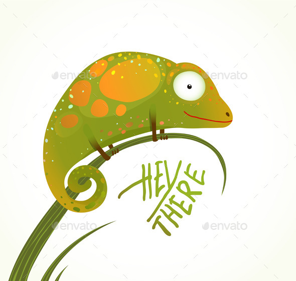 GraphicRiver Colorful Lizard 9748066 GraphicRiver Colorful Lizard 9748066