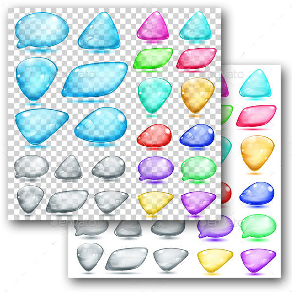 GraphicRiver Colored Glass Shapes 9748198 GraphicRiver Colored Glass Shapes 9748198