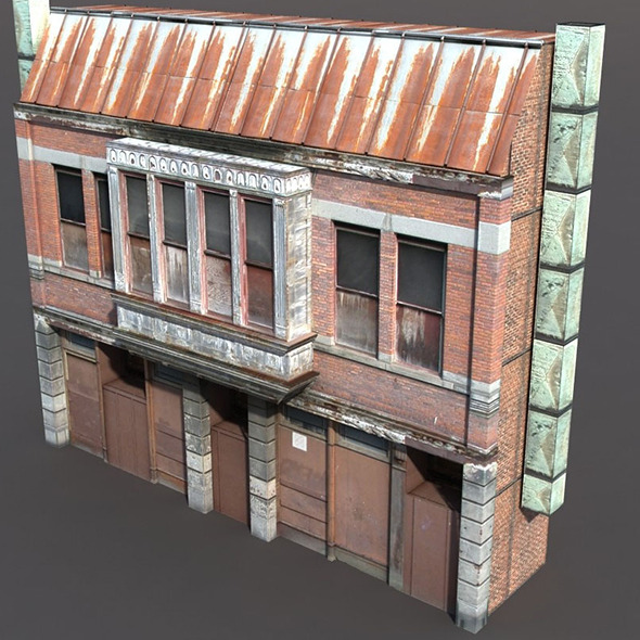 3DOcean Derelict House Low Poly 9749197 3DOcean Derelict House Low Poly 9749197