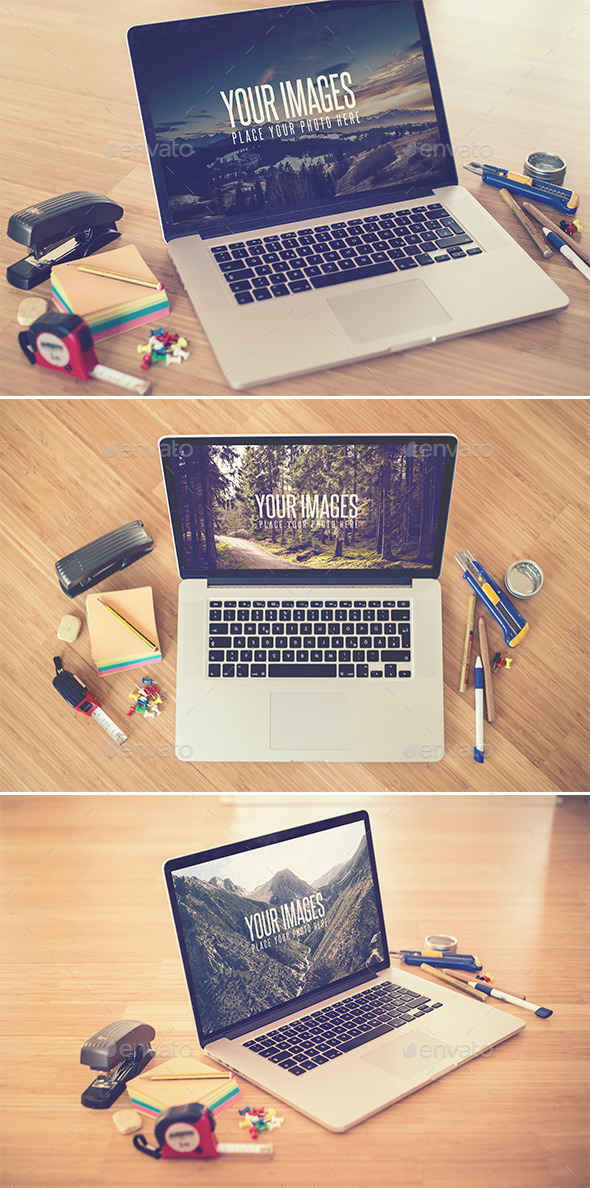 GraphicRiver Desk II Realistic Mock Up 9749805 GraphicRiver Desk II Realistic Mock Up 9749805