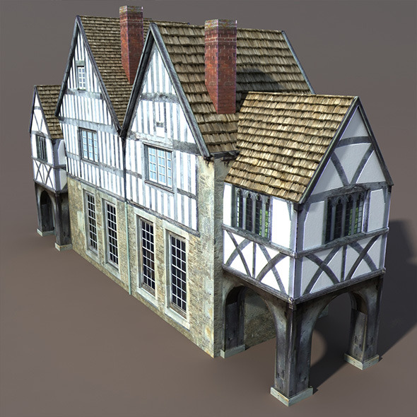 3DOcean Old House Low poly 3D Model 9751551 3DOcean Old House Low poly 3D Model 9751551