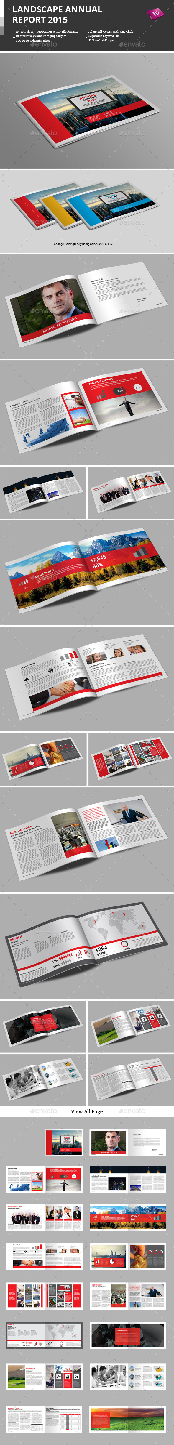 GraphicRiver Landscape Annual Report 2015 9751953 GraphicRiver Landscape Annual Report 2015 9751953