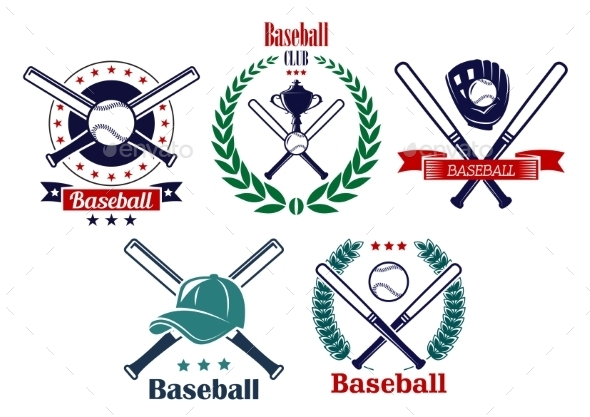 GraphicRiver Baseball Sporting Heraldic Emblems 9754514 GraphicRiver Baseball Sporting Heraldic Emblems 9754514